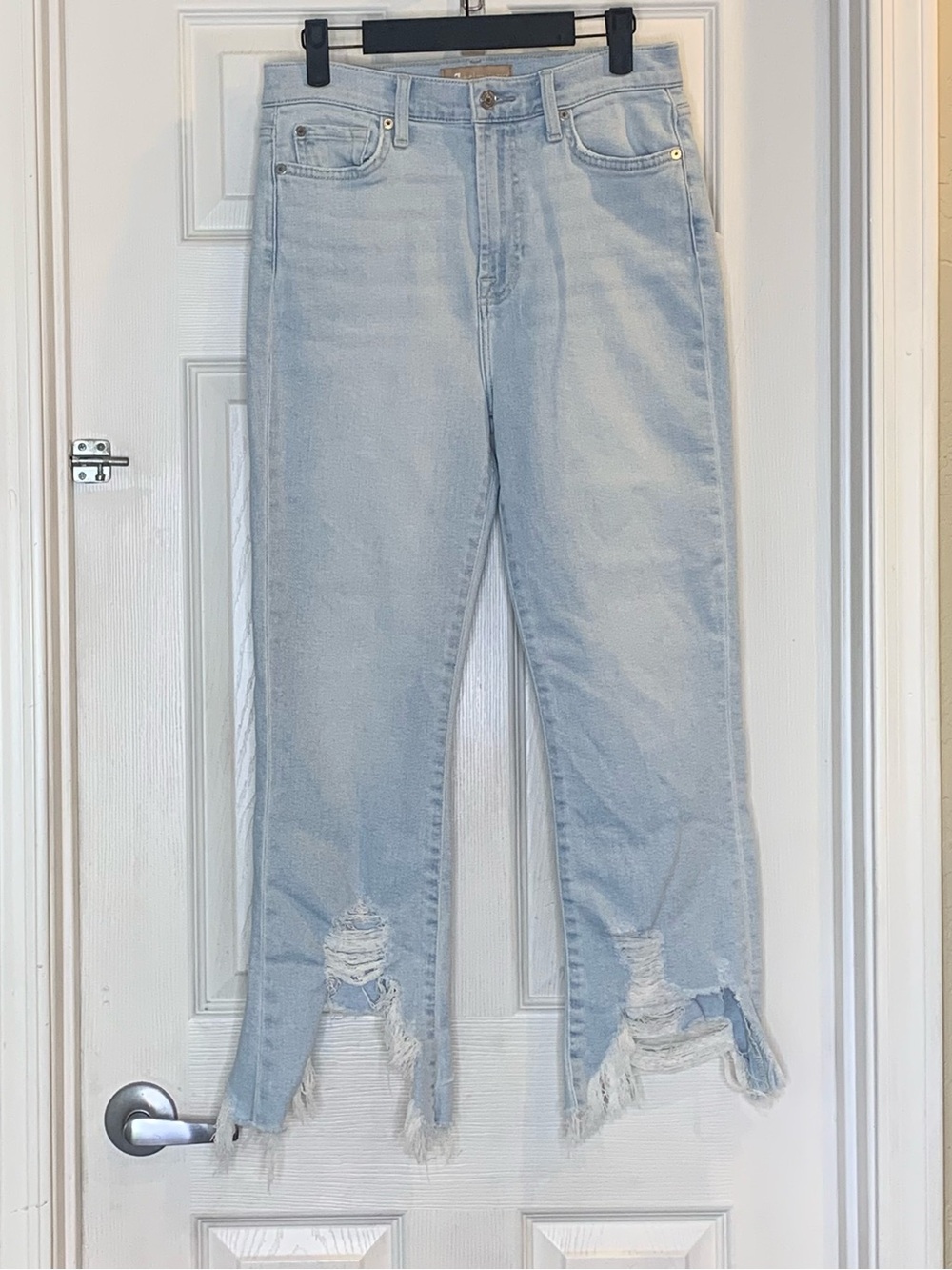 7 for all Mankind The High Waist Slim Kick Jeans Size 28